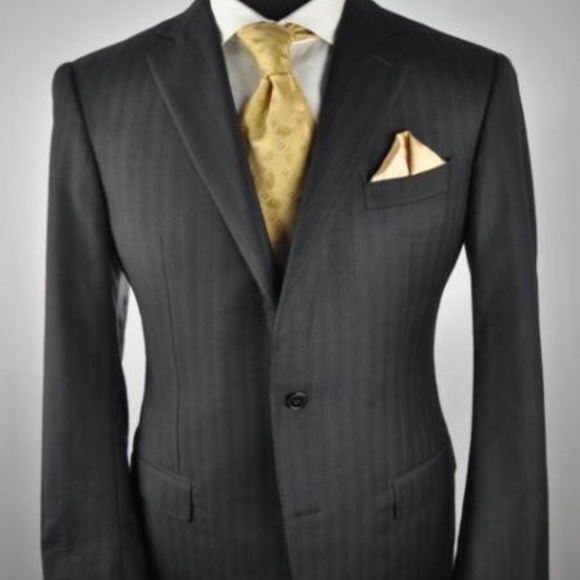 ZEGNA Trofeo Gray Modern 2Btn Suit - Picture 2 of 5